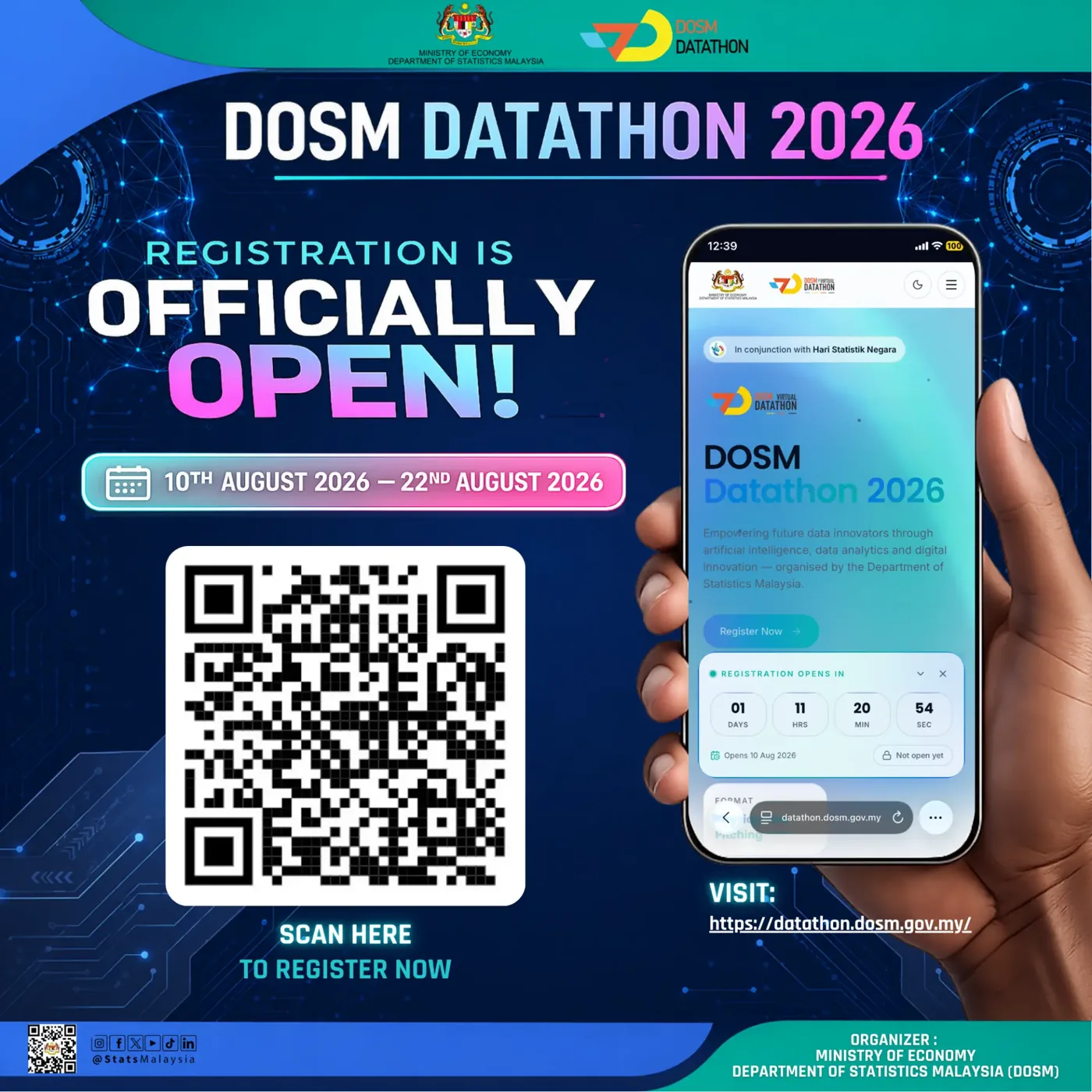 Registration officially open