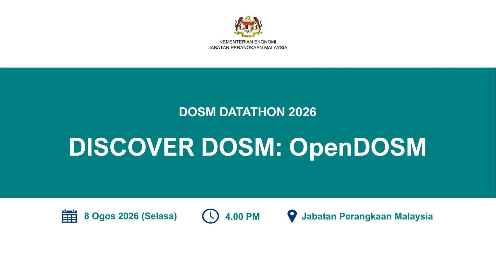OpenDOSM presentation cover
