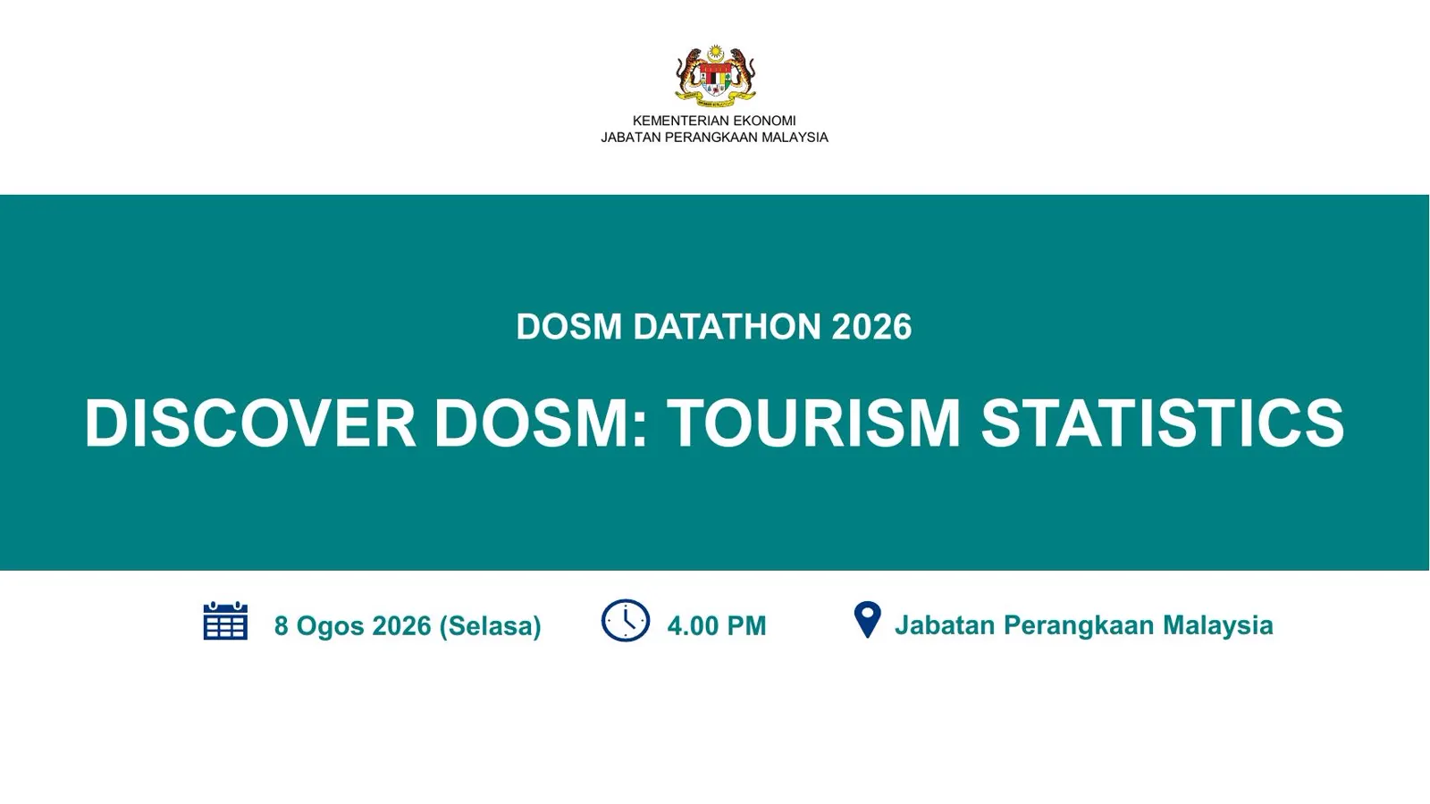 Tourism Statistics presentation cover